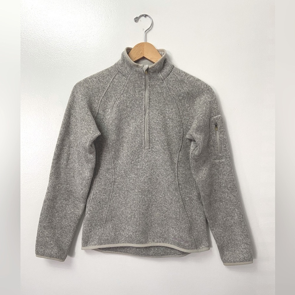 Eddie Bauer Mock Zip Neck Sweater